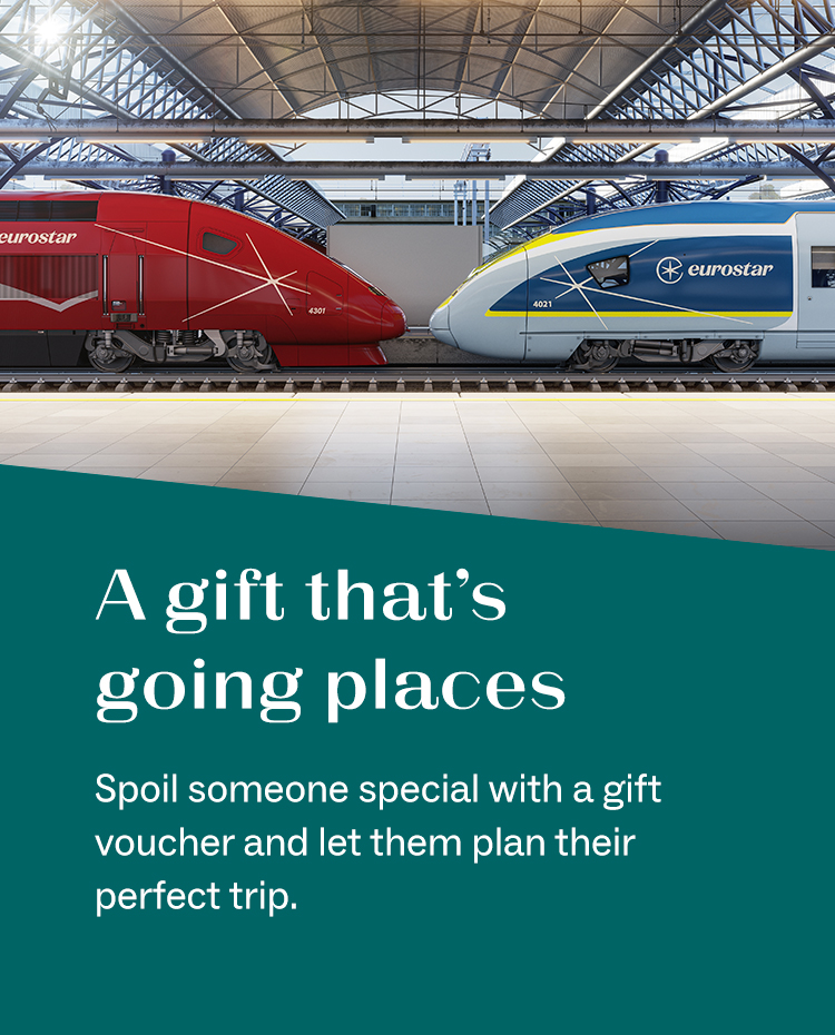 Eurostar gift vouchers - a gift that's going places